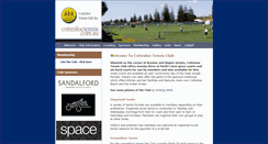 Desktop Screenshot of cottesloetennis.com.au